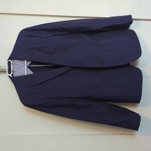 Country Road Australia | Navy Linen Cotton Sport Coat Blazer Size 40